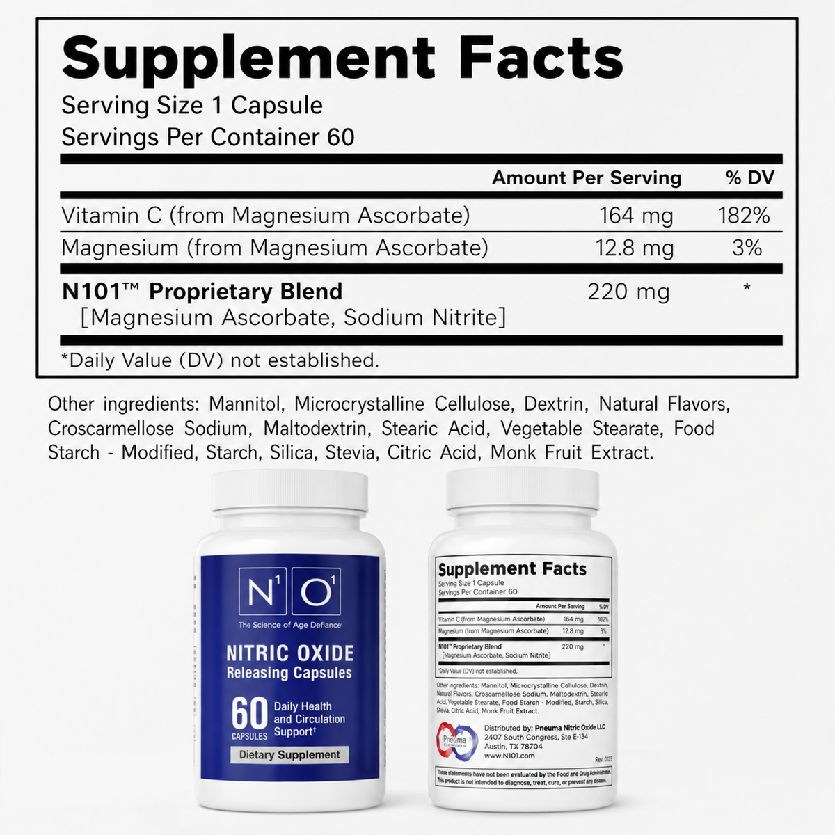 N1o1 Nitric Oxide Capsules